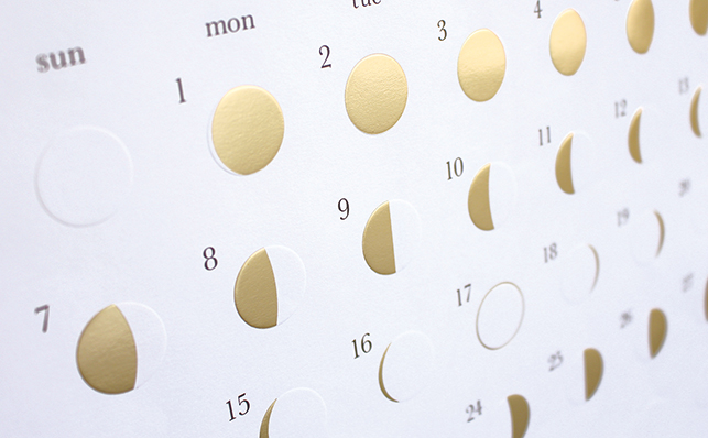 Replug Moon Calendar 2022 Replug Moon Calendar Gold 2022